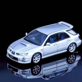 【東海模型】Furuya 1/64 速霸陸 Subaru Impreza WRX STi GD 銀色旅行版