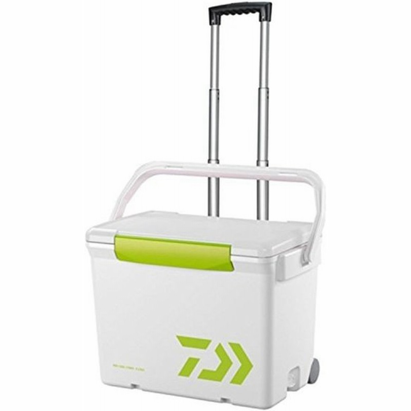 ダイワ Daiwa クーラーボックス シークールキャリー2 S2500 ホワイト ライトグリーン 釣り 通販 Lineポイント最大0 5 Get Lineショッピング