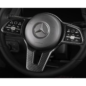 ~歐力斯~賓士 BENZ X253 小改款 GLC200 GLC300 方向盤裝飾片 方向盤飾框 方向盤裝飾框 碳纖維紋