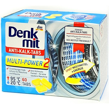 《 Chara 微百貨 》 德國 Denkmit domol 洗衣機 清潔錠 60錠 獨立包裝 洗衣槽