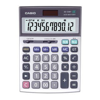 CASIO 本格実務電卓 電卓 DS-12WT-N カシオ計算機 4971850168249