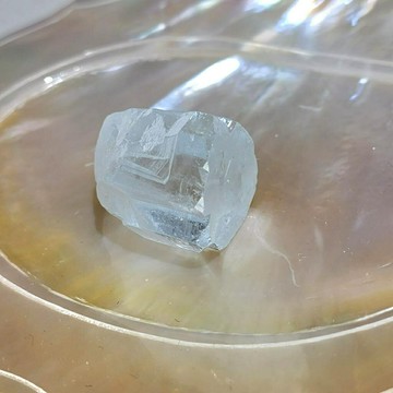 寶石級巴基斯坦海水藍寶原礦晶體230217-26號 ~好人緣、對應喉輪、增加溝通能力、也是旅行及以海維生職業的護身符