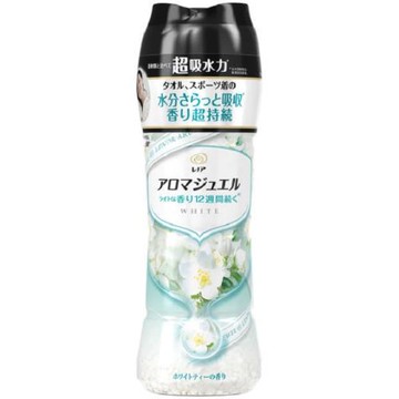 日本 P&G  LENOR 柔順清香衣物香香豆 白茶香470ml