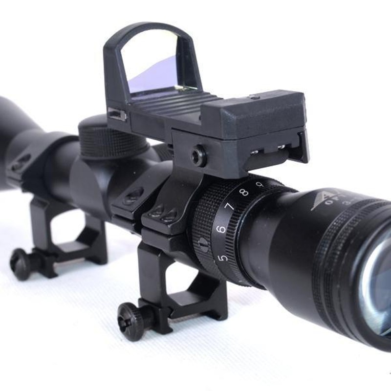 PINTY 3-9倍スコープ PINTY 3-9X40スコープ レティクル発光、マウント