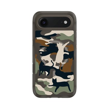 iPhone Air AirX 本質黑 - Camouflage / 迷彩 - 喵迷彩-黑