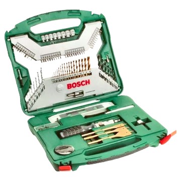 BOSCH 博世 台灣公司貨 X-line鍍鈦套裝組 100件  100件鍍鈦鑽頭套裝  1組