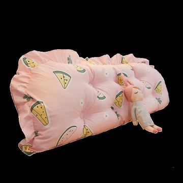 韓式床頭靠墊軟包靠背床上大靠枕三角床靠可拆洗沙發公主風靠背墊 幸福驛站