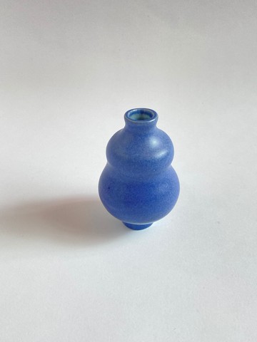 手作陶器 小藍 花器
