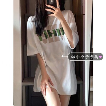 高街美式復古oversize正肩短袖t恤女夏ins寬松chic港味半袖上衣服