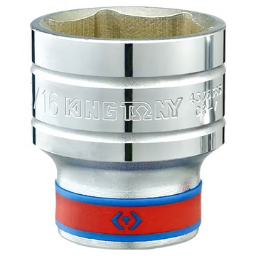 KING TONY 金統立 1/2吋DR 英制六角標準套筒 KT433526SR 鉻釩鋼材質 適用多種棘輪扳手  1個