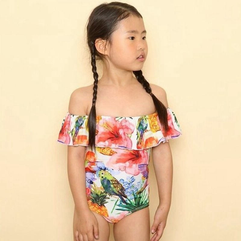 水着 オフショルダー ワンピース 子供用 スイムウェア スイムウエア 夏 ビーチ プール 海水浴 リゾート 女の子 女児 キッズ こども 子ども 花柄 通販 Lineポイント最大0 5 Get Lineショッピング