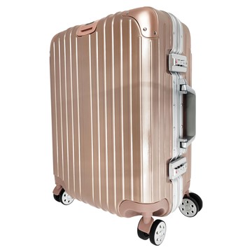鋁框行李箱 LK-8015 20吋 玫瑰金 時尚旅行箱 密碼鎖保護  1個