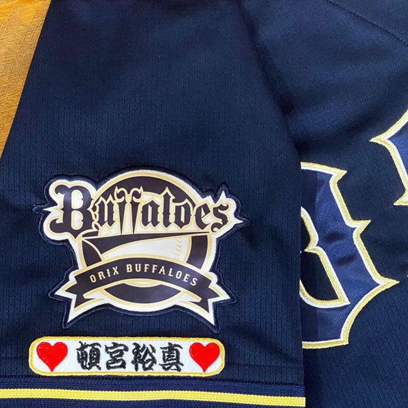 希少❗️オリックスバファローズ 頓宮裕真 #44 応援歌刺繍