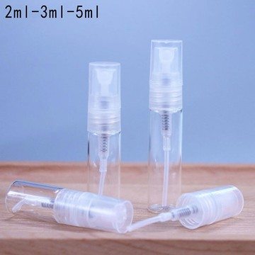 PS MALL噴霧瓶 5ML分裝瓶 透明空瓶 6入