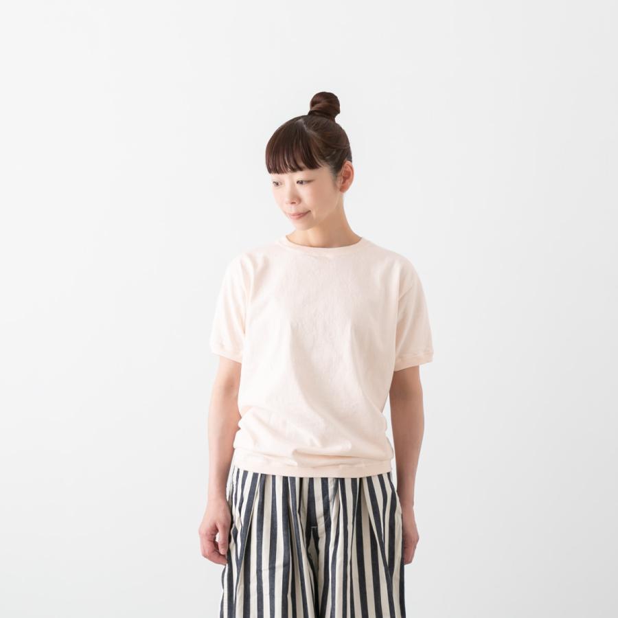 グッドウェア GOODWEAR Tシャツ レディース 半袖 クルーネック コットン 厚手 ホワイト ベージュ ブルー グリーン ネイビー グレー NGT9801 メール便OK グッドウェア GOODWEAR Tシャツ レディース 半袖 クルーネック