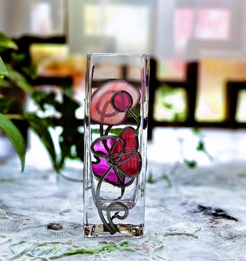 琉球櫻花15 體現春天溫柔的花瓶