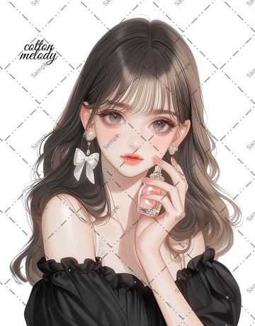 original sticker no.750 人物貼紙 原創貼紙 人物貼紙 女孩貼紙 原創人物貼紙