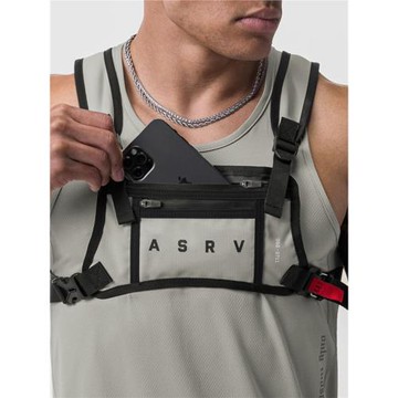 美式戶外運動休閑包跑步訓練爬山胸包男器械健身青春雙肩帶背包男