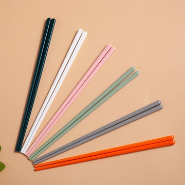 家用輕奢陶瓷色釉筷高檔骨瓷筷子防滑易清潔耐用防霉創意禮盒包裝 h802