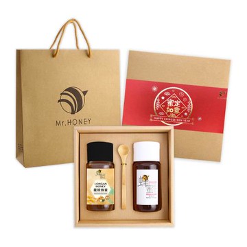 【 Mr.HONEY蜂蜜先生 】雙響禮盒-清邁龍眼蜂蜜700g+陳釀蜂蜜醋500ml