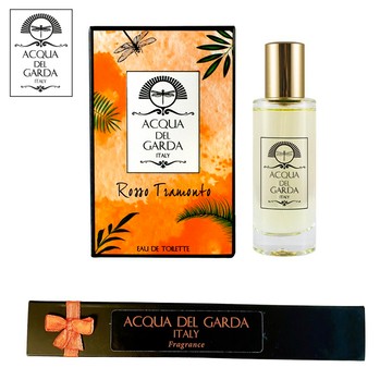【Acqua del Garda】加爾達香水 斜陽嫣紅皮革裡的野薔薇 淡香水禮盒 (30ml + 10ml)