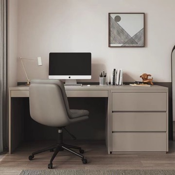 公司貨 免運 速發 附發票 斗櫃 實木桌 書桌 實木書桌一體臺式桌電腦桌家用臥室小戶型二合一斗櫃書櫃學習桌