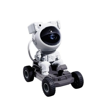 小夜燈 星空投影燈 宇航員月球車 床頭氛圍小夜燈節日禮品星空燈