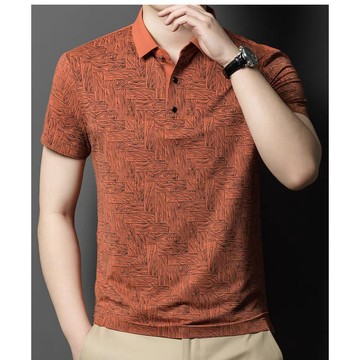 新品【夏季】夏季短袖男裝翻領polo衫 冰絲涼感 商務休閒百搭速乾大呎碼新歐風