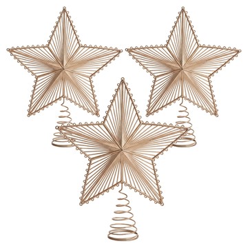 雅金 8吋 樹頂星 Set 聖誕裝飾  1袋