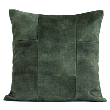 『百貨屋二號』新中式綠色水墨抱枕套客廳沙發高檔緞面提花靠枕靠包茶室床上靠墊