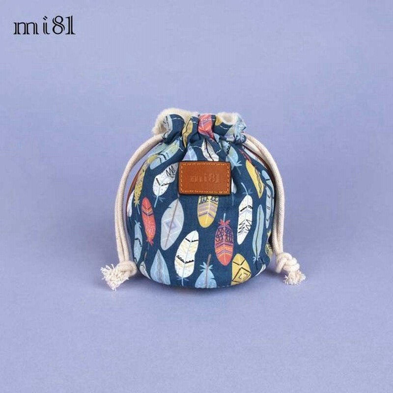 クリックポストok ポーチ Mi81 Cotton Printed Pouch S Md01if コットン カメラポーチ レンズポーチ おしゃれ かわいい 巾着 通販 Lineポイント最大0 5 Get Lineショッピング