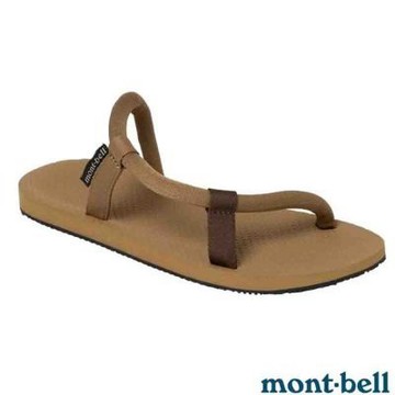 【MONT-BELL】Sock-On Sandals 自動調校織帶休閒拖鞋.涼鞋/防滑鞋床設計.EVA輕量鞋底/1129715 TN 黃褐