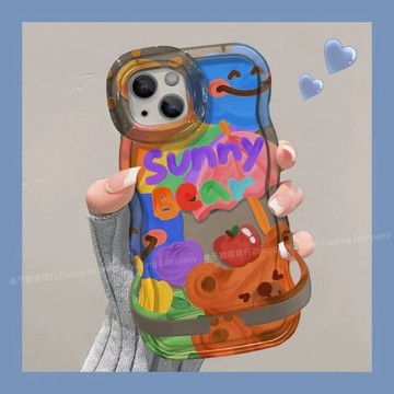 新塗鴉款 可愛小熊創意 防摔殼 適用於 iPhone 18 17 16 15 14 13 12 11 Pro max