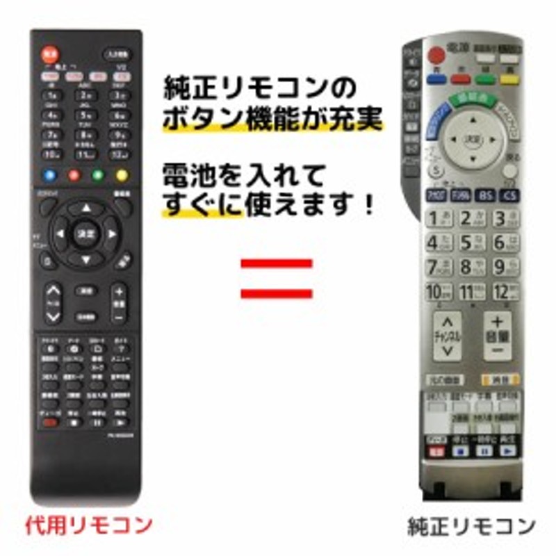 パナソニック テレビ リモコン ビエラ N2QAYB000324 N2QAYB000484