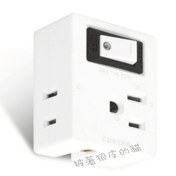 NDr.AV聖岡  1開3插節電分接器TNT-872S  3孔+2孔分接式插座 過載保護 壁插 擴充插座 新安規