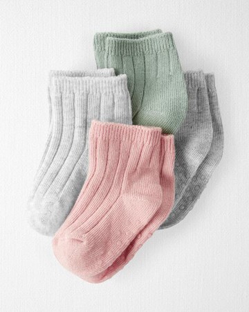 Toddler 4-Pack No-Slip Socks
