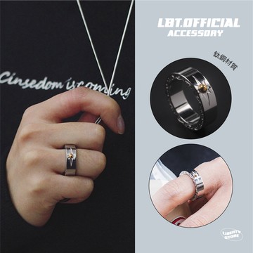 韓國太陽金珠圖騰戒指 鈦鋼 戒指男 食指戒指 寬戒指 復古民族 情侶戒指 鋼戒