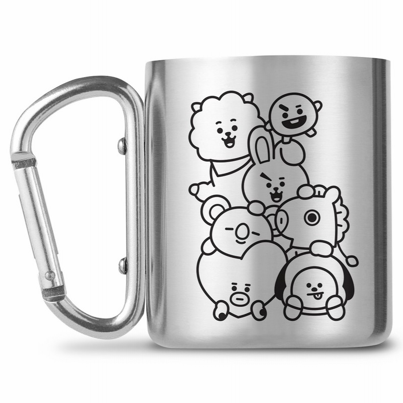 Bts ビーティーエス Bt21 Pile Up カラビナマグ マグカップ 公式 オフィシャル 通販 Lineポイント最大5 0 Get Lineショッピング