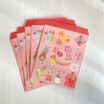 紅包 小信封袋/紅包 5入