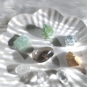 花朵圖案包裝-療癒水晶礦石-盲盒