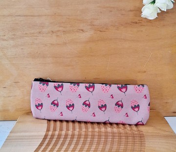 設計師款印花筷筆袋-草莓花