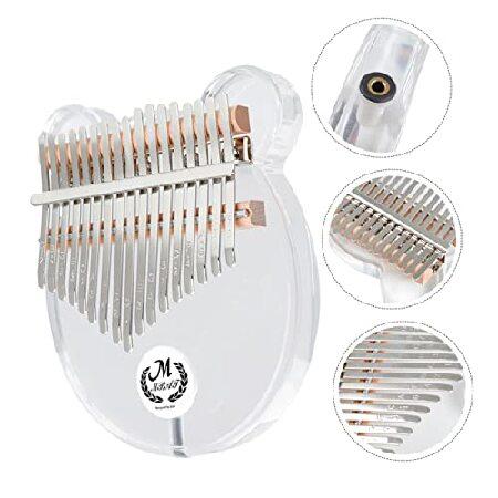 Kalimba Thumb Piano Set Crystal Thumb Instruments Portable Piano Mini Piano Thumb Piano Instrument 17 Keys Finger Piano Mini Kalimba Piano Musical I