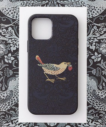 威廉莫里斯設計iPhone12/12proPBAT生物分解環保手機殼 墨黑