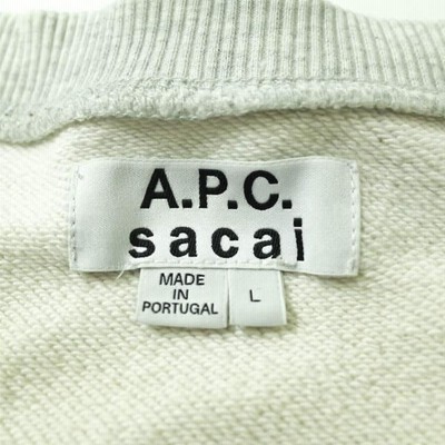 sacai x A.P.C. サカイ アーペーセー 21SS 別注 TANI SWEATSHIRT sacai x A.P.C. サカイ アーペーセー 21SS 別注 TANI SWEATSHIRT
