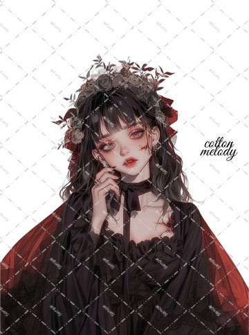 original sticker no.2201 人物貼紙 原創貼紙 原創人物貼紙 裝飾貼紙 cotton melody