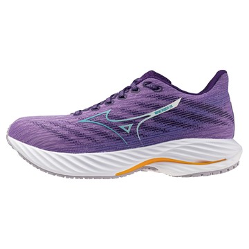 Mizuno 美津濃 女款 WAVE RIDER28 4E寬楦 慢跑鞋 J1GD240673  23.5cm  紫色