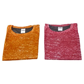 MI MI LEO 台灣製 竹炭防曬保暖抗UV機能服超值兩件組  XL  白色 + 橘色，白色 + 紅色
