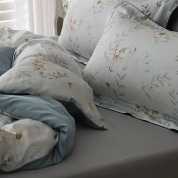 茶韻/天絲床包300織/灰/單人/雙人/加大/特大