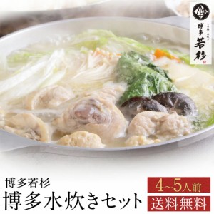 送料無料 博多若杉水炊き４～５人前セット