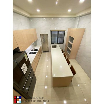 系統廚具 客製化 廚櫃 流理台 工廠直營 一字型流理台 電器櫃 中島 搭櫻花牌電陶爐 排油煙機  【KW廚房世界】【APP滿額下單4%點數(單一帳號最高1000點)】7/31止